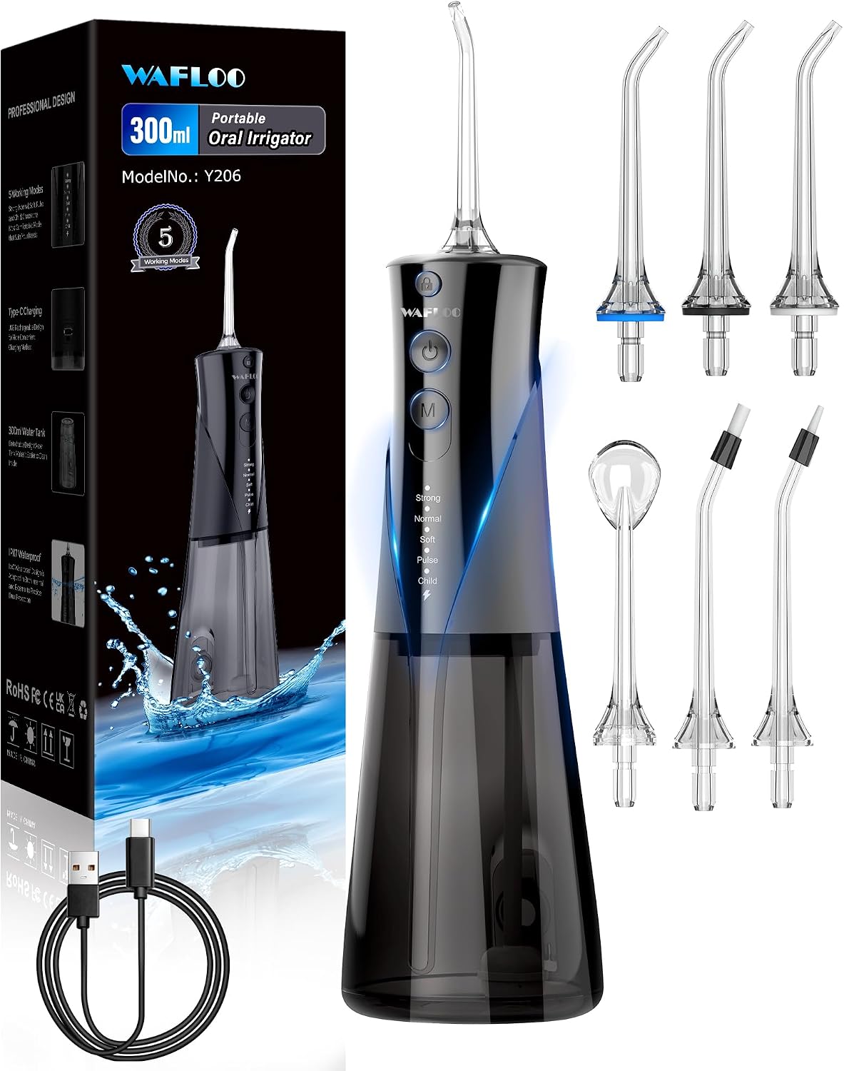 Foire Aux Questions Essentielles sur le WAFLOO Hydropulseur Dentaire Sans Fil Recharg