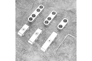 MXZZAND Distributori di cavi per candele, filo metallico Separatore di cavi per candele in argento leggero per 7 mm 8 m 9,5 mm 9 mm 9,5 mm Cavo candela