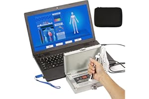 HKJPLVF Analyseur Magnétique à Résonance Quantique, Portable, Professionnel, Rapide Et Précis, Analyseur De Santé Multifonctionnel Avec Analyse 3D Dynamique, Compatible Windows