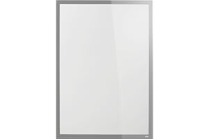 Durable 500723 Marco informativo Duraframe Poster Sun (70 x 100 cm, marco para el escaparate) 1 pieza, plata