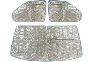 ‎OLPRO OLPRO Outdoor Leisure Products T5/T6 Thermo-Jalousien-Set – Vollständige Windschutzscheibe und Seitenfenster mit Saugnäpfen