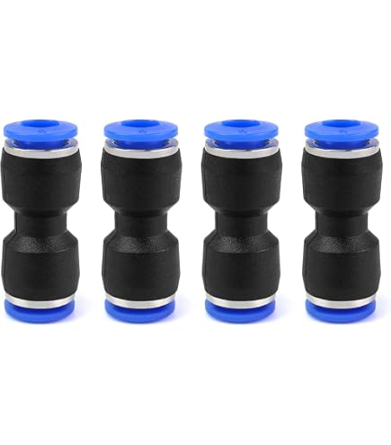 20 Stück 6mm Luftrohr-Schnellkupplungen – PC6-M5, Gerade, Für Druckluft, PU/Nylon-Schlauch
