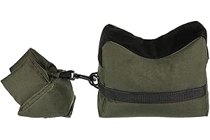 Besreey Sacche da Tiro | Borsa da Tiro | -Cal Fucile G-Un Stand Bag Tiro Panchina Riposo Borsa Anteriore Posteriore Panchina Borse Destinazione Panca Non Riempita Stand Bag per Caccia Tiro