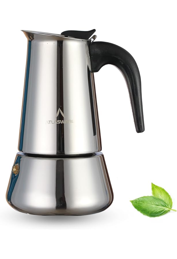 Buy Atlasware Stainless Steel Mocha Design Coffee Maker