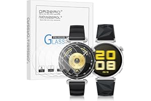 NEWZEROL 4 sztuki szkła hartowanego kompatybilne z Huawei Watch GT 6/5 41 mm, odporne na zarysowania o wysokiej rozdzielczości bez pęcherzyków folia ochronna do Huawei Watch GT 5 41 mm