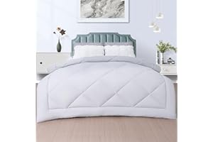 PanxHome Bettdecke 135x200cm, 400GSM Extra Weiche Daunendecke, Warme Winterdecke Federbettdecke, Winter Daunendeck mit Polyester, Hautfreundlich und Atmungsaktiv, Geeignet für Alle Jahreszeiten