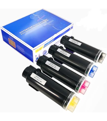 LeciRoba 6510/6515 Toner – 4 Stuks (zwart + 3 Kleuren) – Compatibel Met Xerox Phaser 6510 En WorkCentre 6515 – 5500/4300 Pagina's
