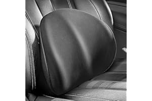 Big Ant Poduszka lędźwiowa do samochodu, ortopedyczne podparcie lędźwiowe z pianki z pamięcią kształtu, oddychająca poduszka pod plecy do samochodu, biura i wózków inwalidzkich