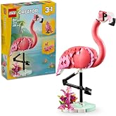 LEGO Creator 3 in 1 Wild Animals: Pink Flamingo 31170 &ndash; Cockatoo Parrot for Girls and Boys 8 Years Old and Over v