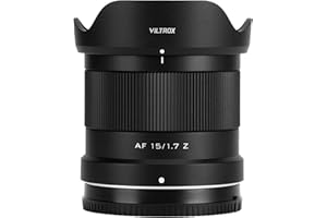 VILTROX 15mm f1.7 Z, AF 15mm F1.7 Z-Mount for Nikon Z Mount, Auto Focus APS-C Z Mount Lens for Nikon Z7 II Z fc Z6 II Z50 II Z6 III Z6 Z7 Z30