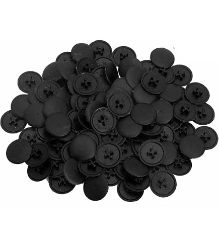 290 Copriviti Autoadesivi Bianchi PVC – Diametri 12, 15, 21 Mm – Per Mobili, Armadi E Pareti