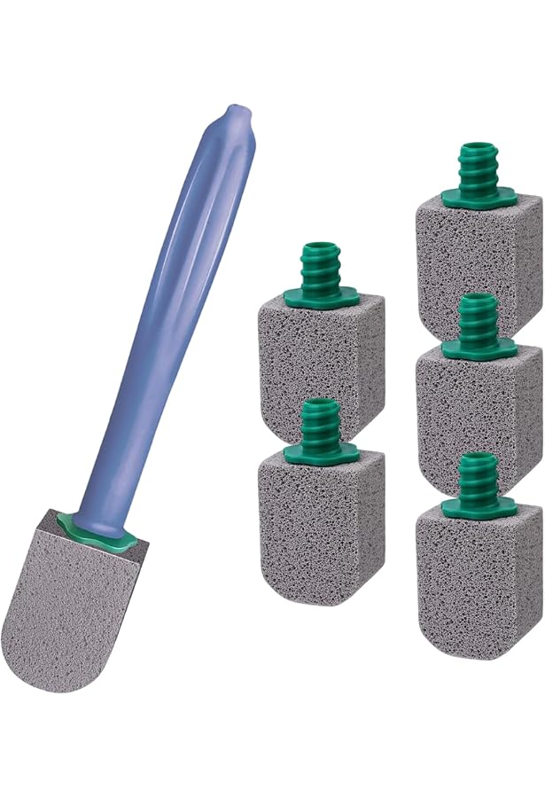 Pack De 2 Pierres Ponce Avec Poignée Powerstone - Pour Nettoyer WC, Carrelage, Joints Sans Produits Chimiques