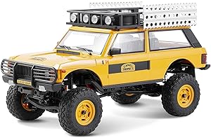 WOWRC Fms 1/24 RC Crawler, FCX24M Land Rover Range Rover, 2.4Ghz Off-Road RC Rock Crawler with Lighting Effects, Speed Switch and Accessory Packs, RC Cars for Adults