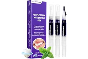 ETRSAIRL Zahnaufhellung Whitening Pen, Purple Teeth Bleaching Stift, Zähne Aufhellen Efficiently Schnelles Removes Tough Stains, Zahnweiss Set (3 Stück)