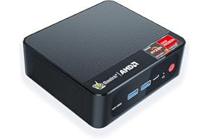 Beelink SER5 Mini PC, processeur AMD Ryzen 5 5560U (6C/12T, jusqu'à 4.0 GHz), 8 Go de RAM 500 Go SSD, HDMI/DP/WiFi6/BT 5.2/RJ45/WOL/Démarrage Auto
