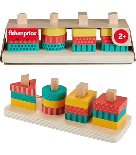 Fisher-Price HXV04 Leksak - Utbildande, Tru00e4, 10 Delar - Ju00e4mfu00f6r