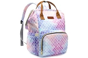 LIMHOO Diaper Bag Backpack, Waterproof Baby Care Bag, Women Travel Baby Nappy Changing Bag