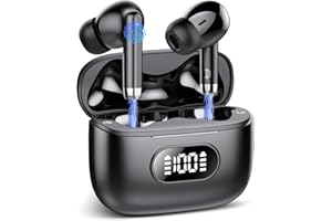 Écouteurs Bluetooth sans Fil, Écouteurs sans Fil avec 4 Micros, Casque Bluetooth sans Fil V5.3, Basses Profondes 40H, Suppression du Bruit ENC, étanches IP7