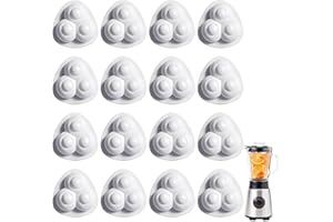 Guyode 16 Pezzi Rotelle per Spostare Mobili Ruote a Sfera per Mobili Rotazione di 360 Gradi Rotelle Ruote Girevoli Autoadesive per Armadietti Frigorifero Tavolo Sedie Macchina Caffè (Bianco)