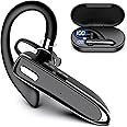 Excefore Bluetooth Earpiece for Cellphone, Bluetooth V5.1 Headset Wireless Headphone with Noise Canceling Microphone for Office Driving,Hands-Free Earphones Compatible with Android/iOS