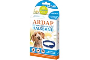 ARDAP Zecken- & Flohschutzhalsband für Hunde & Welpen bis 10kg- Bis zu 4 Monate nachhaltiger Langzeitschutz - Natürlicher Wirkstoff gegen Zecken & Flöhe (PT19)