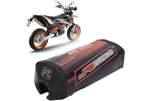 JFG RACING Dirt Bike Manubrio Pad Motocross Manubrio Schiuma Universale per 7/8" 22mm 1 1/8" 28mm Maniglia Fat Bar Hon.da Kawa.kaki Ya.maha K.T.M 210mm*50mm-Nero