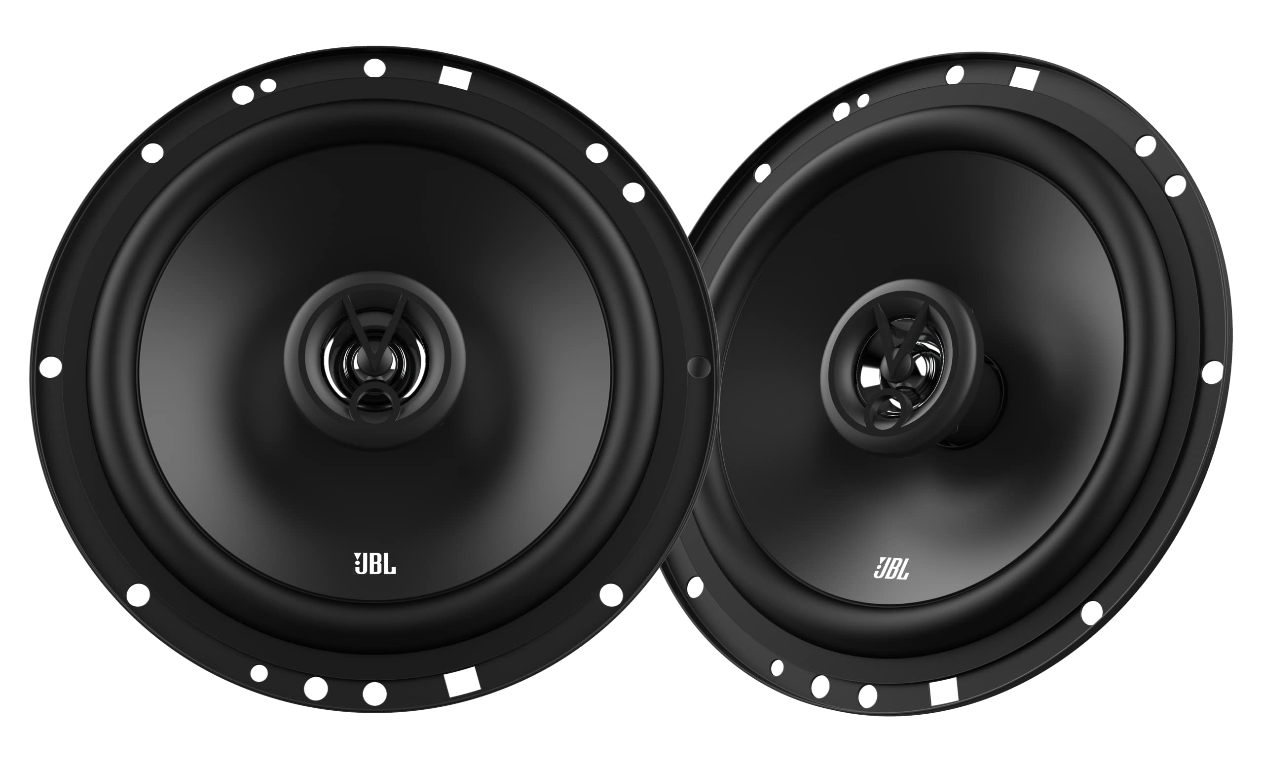 JBL Stage1 61F 2-Way Car Speaker Set by Harman Kardon - 200 Watt Car Speakers 40 Watt RMS - 2 Piece Car HiFi JBL Box Large 16.5 cm | 165 mm | 6.5 Inches, Black