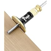 QWORK&reg; Wheel Marking Gauge, Fine Adjustment Tracing Marker Knife - 12cm Metric Reading