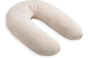 BO BABY'S ONLY Baby's Only - Coussin d'allaitement Cozy - Warm Linen - 160 cm