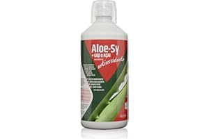 Syrio Integratori Alimentari, Aloe Sy + Goji e Açai, Antiossidante, Depurativo, da Bere Puro o Diluito, Aloin Free, Detox, Pura Polpa, Senza Aggiunta di Acqua, Senza Glutine, 1 Litro