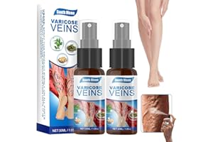 ANGOZO Varicose Veins Treatment for Legs, Vein Healing Varicose Veins Treatment Spray, 2pcs Veins Vasulitis Treatment Legs Spider Veins, Varicose Veins Treatment Spray for Pain Relief