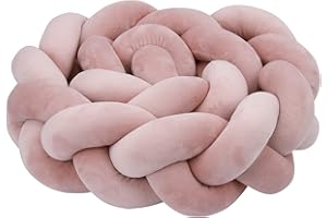 IIQI® Letto a ​Treccia Cuscino, Cuscino Intrecciato (B94,300cm)