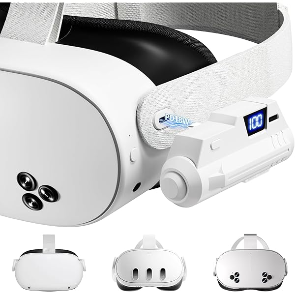 New World Battery Pack for Meta Quest 3/3S /2, 18W Fast Charging