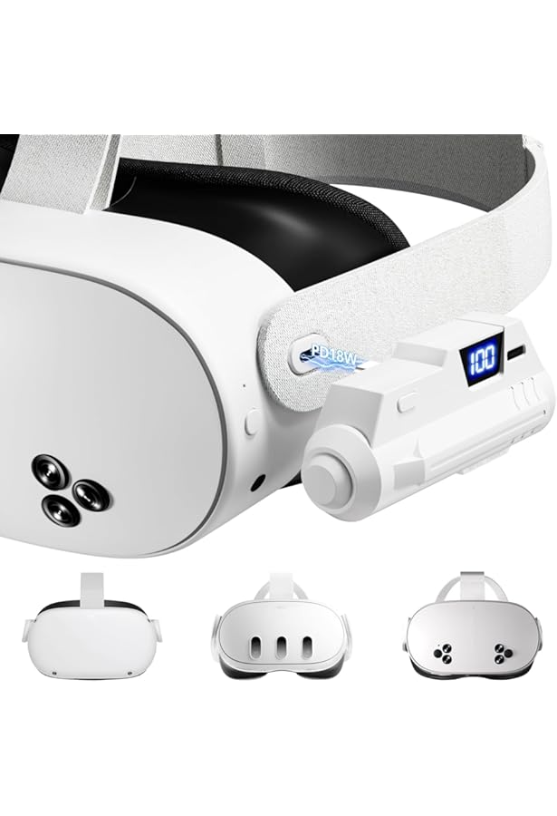 New World Battery Pack for Meta Quest 3/3S /2, 18W Fast Charging