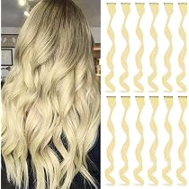 Synthetische Haar-Extensions – 12 Stück, Lockig/gewellt, 50,8 Cm, In Rot, Für Party & Styling
