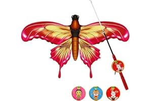 HEYSOCKS Fishing Rod Kite Dynamic - Handheld Kite for Boys and Girls Outdoor Flying Kites Fun Flying Family, easy fly lightweight