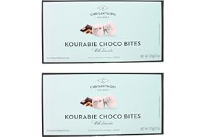 ‎CHRISANTHIDIS DELIGHTS Chrisanthidis S.A. Kourabie Schokolade-Buttergebäck mit Mandeln 270g, 2er Pack (2 x 270 g)
