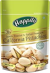 Happilo Premium California Roasted & Salted Pistachios 200 g | Pista Dry Fruit | Tasty & Healthy | High in Protein & Dietary 