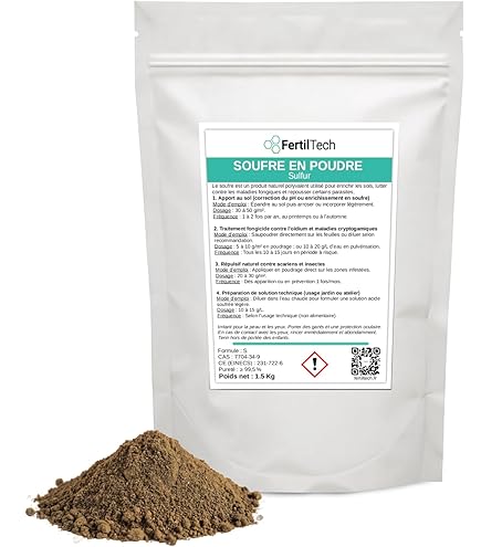 Poudre De Soufre 99,9% Pur - 3 Kg, Grain Fin - Pour Horticulture, Cosmétique, Entretien Des Sols - Seau Pratique