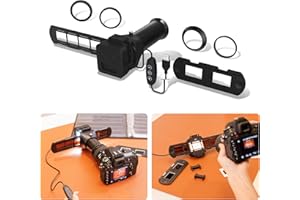 JJC ES-2 Film-Digitalisierungsadapter mit 6500 K USB-LED-Beleuchtungsset, Negativfilm-Kopierscanner Konvertieren Sie 35-mm-Negative in digitales JPEG