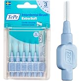 TEPE Blister X-Soft 0.6 MM - MAVİ Diş Aray&uuml;z Fır&ccedil;ası (1x 8 Adet)