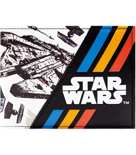 Star Wars Portafoglio Uomo The Mandalorian - Bi-Fold In Finta Pelle Con Stampe, Porta Carte E Banconote - Multicolore, Taglia Unica (11x9 Cm) - 3