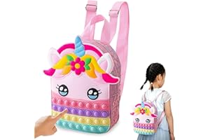 PEKA PEKÍTA Mochila Infantil de Unicornio para Bebé en la Guardería – Mochila Escolar Pequeña – Juguetes de Regalo de Cumpleaños y Comunión para Niña 1 a 8 Años