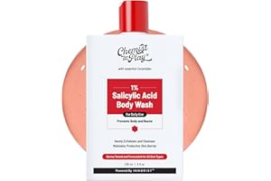 Chemist at Play 1% Salicylic Acid Body Wash | Helps Prevent Back & Body Acne Smoothens Bumpy Texture | For Sweaty Oily Normal and Dry Skin | Paraben and SLS Free | Suitable for Men and Women | 236 ml