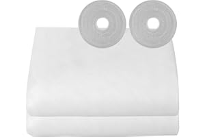 Moustiquaire Fenetre 2 Paquets 150x200cm Toile Moustiquaire pour Fenêtre Adhesif Ajustable Filet écran Insecte,Insect Filet Moustiquaire Fenetre Moustiquaires Adhesive Amovible (Blanche)