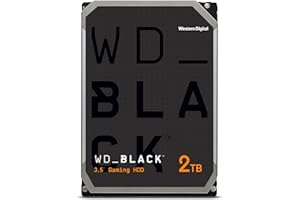 WESTERN DIGITAL WD_BLACK 2 To High Performance, Disque dur Interne 3.5" 7200 RPM Class, SATA 6 GB/s, 64MB Cache, Garantie 5 ans