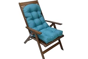 GENERIC Rocking Chair Cushion,Patio Rocker Chairs Replacement Cushions with Ties High Back Wicker Chair Cushions Lounge Chairs Seat Cushions for Outdoor Porch Garden（Exclude Chairs）