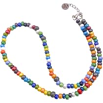 Collier En Verre De Murano - Made In Italy - Neuf Sans Emballage - Parer 329,00