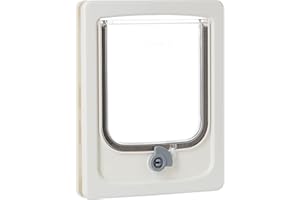 Zolux Chatière 4 Positions pour Chat Blanc