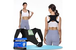 GERADIX Haltungskorrektur Rücken Geradehalter Rückenstützgürtel: Back Posture Rückenkorrektur für Herren und Damen Verstellbare und Atmungsaktive Korrektur Rückengurt (XL-XXL)